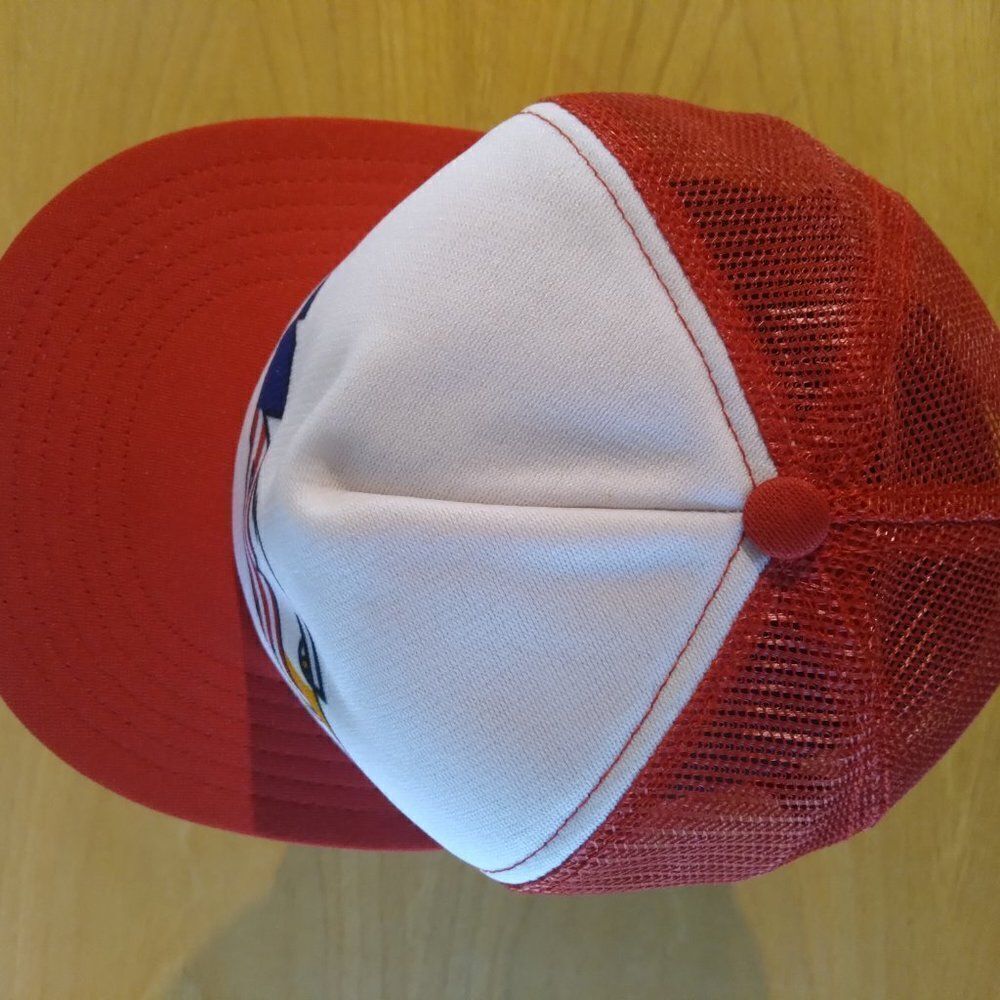 Deadstock Vintage Military Air Command Snap Back Trucker Hat - Picture 5 of 6